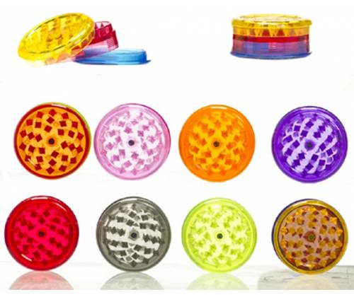 Grinder Τρίφτης Πλαστικός 60mm - 3 Parts (βιδωτή βάση) - Τιμή: 1,10€