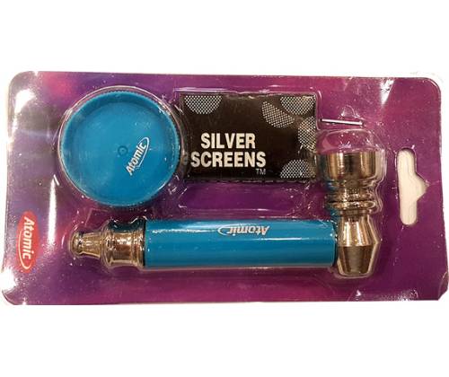 Atomic Pipe with Grinder, Grater, Screens Set - Blue - Price: 5,90€