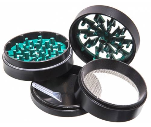 Dope Bross Grinder Window 63mm - 4 parts (aluminum) BN-29MIX -  Price: 14,90€