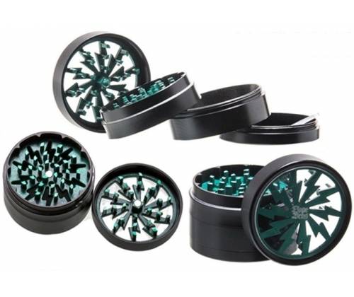 Dope Bross Grinder Window 63mm - 4 parts (aluminum) BN-29MIX -  Price: 14,90€