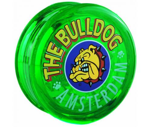 The Bulldog Amsterdam Grinder Διάφανο Πλαστικό Πράσινο 60mm - 3 Parts - Τιμή: 5,00€
