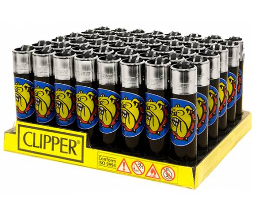 The Bulldog Amsterdam Αναπτήρας Clipper - Μαύρος - Τιμή: 1,50€