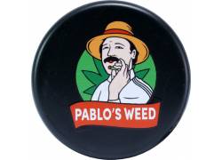 Grinder Τρίφτης Πλαστικός Pablo's Weed Μαύρο 50mm - 2 Parts