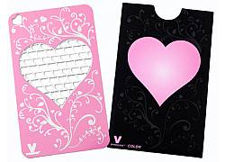 V-syndicate Credit Card Grinder Heart Design