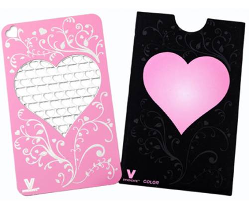 V-syndicate Credit Card Grinder Σχέδιο Heart - Τιμή: 4,60€