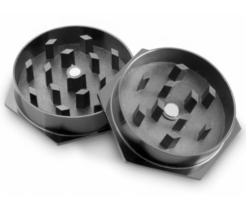 Grinder 50mm Hexagon XXX Holland - 2 Parts -  Price: 6,50€