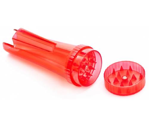 Clipper Lighter Case with Grinder 30mm - Red -  Price: 2,70€