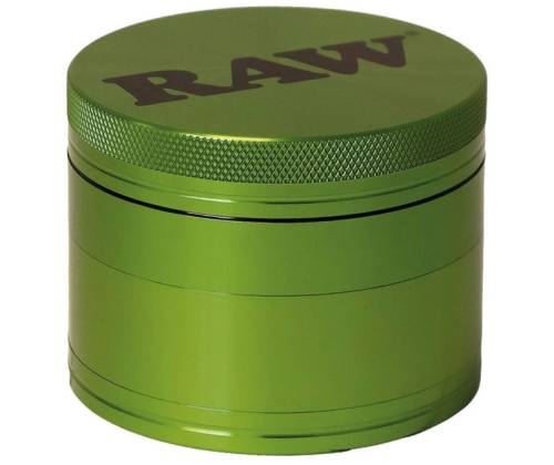 RAW Grinder Τρίφτης Αλουμινίου Πράσινο 56mm - 4 Parts - Τιμή: 20,00€