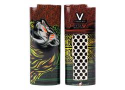 V-Syndicate Grinder - Θήκη για Αναπτήρα Bic Μεγάλο | Spark & Grind Σχέδιο Lion