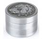 The Bulldog Amsterdam Grinder Metallic Silver 50mm - 4 Parts NEW DESIGN -  Price: 20,00€