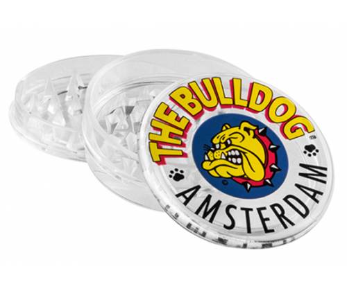 The Bulldog Amsterdam Grinder Διάφανο Πλαστικό 60mm - 3 Parts - Τιμή: 5,00€