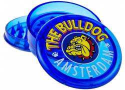 The Bulldog Amsterdam Grinder Διάφανο Πλαστικό Μπλε 60mm - 3 Parts