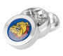 The Bulldog Amsterdam Grinder Μεταλλικό Ασημί 35mm - 3 Parts - Τιμή: 14,00€