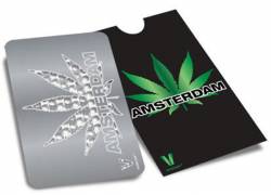 V-syndicate Credit Card Grinder Amsterdam Leaf Design