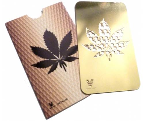 V-syndicate Credit Card Grinder Σχέδιο Gold Leaf - Τιμή: 5,30€