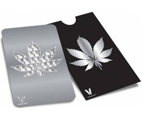 V-syndicate Credit Card Grinder Σχέδιο Leaf - Τιμή: 4,60€