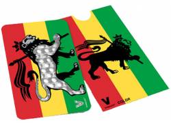 V-syndicate Credit Card Grinder Rasta Lion Design
