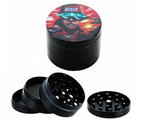 Grinder Aluminum Beuz "DJ Beuz" 50mm - 4 Parts -  Price: 18,60€