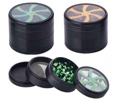 Atomic Grinder Τρίφτης με Παράθυρο 60mm - 4 parts - Τιμή: 13,50€