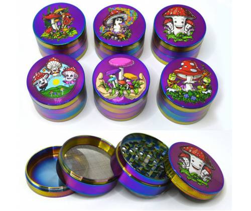 Atomic Grinder Mushrooms 55mm - 4 Parts -  Price: 14,50€
