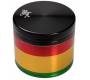 Black Leaf Grinder Rasta 49mm Aluminum - 4 Parts -  Price: 15,50€