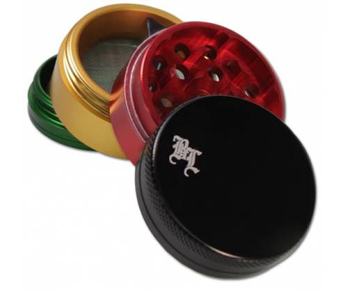 Black Leaf Grinder Τρίφτης Rasta 39mm Aluminium - 4 Parts - Τιμή: 13,50€