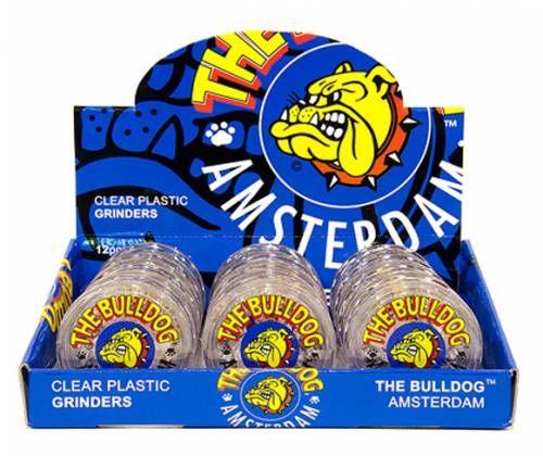 The Bulldog Amsterdam Grinder Διάφανο Πλαστικό 60mm - 3 Parts - Τιμή: 5,00€