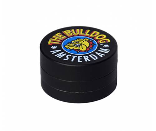 The Bulldog Amsterdam Grinder Μεταλλικό Μαύρο - 3 Parts - Τιμή: 12,00€