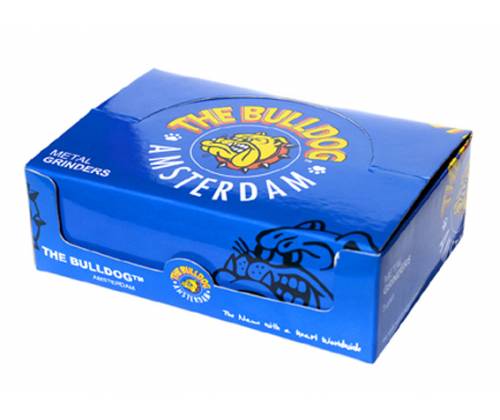 The Bulldog Amsterdam Grinder Μεταλλικό Μαύρο - 3 Parts - Τιμή: 12,00€