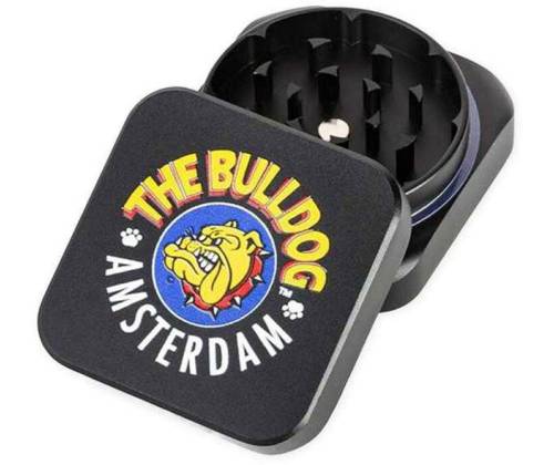 The Bulldog Amsterdam Grinder Μεταλλικό Μαύρο Square 55mm - 2 Parts - Τιμή: 22,50€
