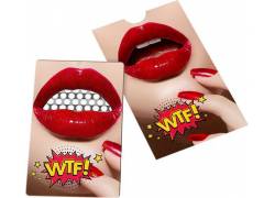 V-syndicate Credit Card Grinder Lips Design