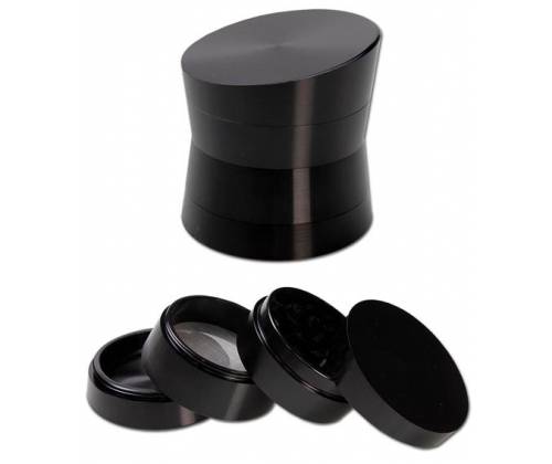 Black Leaf Grinder Τρίφτης «Diabolo» 58mm Aluminium Μαύρο - 4 Parts - Τιμή: 18,90€