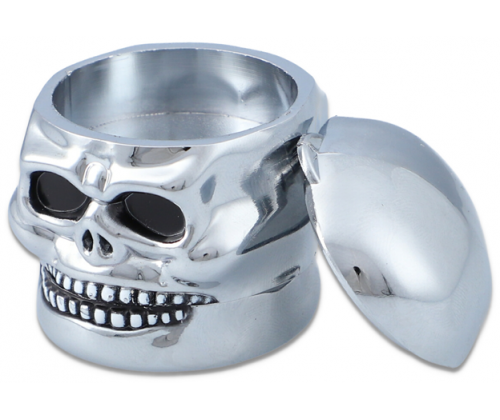 Grinder Metal Tobacco Grinder MD Skull 48mm - 3 Parts -  Price: 5,80€