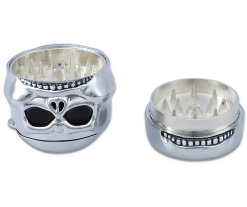 Grinder Metal Tobacco Grinder MD Skull 48mm - 3 Parts -  Price: 5,80€