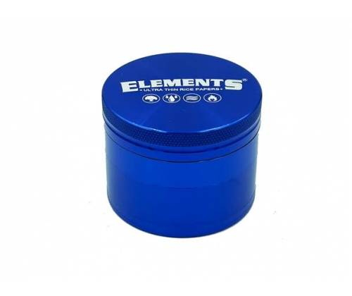 Elements Grinder Blue Medium 55mm Aluminum - 4 Parts -  Price: 18,50€