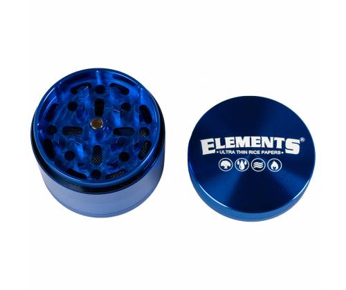 Elements Grinder Blue Medium 55mm Aluminum - 4 Parts -  Price: 18,50€