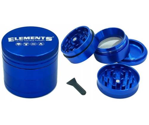 Elements Grinder Τρίφτης Μπλε Small 49mm Aluminium - 4 Parts - Τιμή: 17,50€
