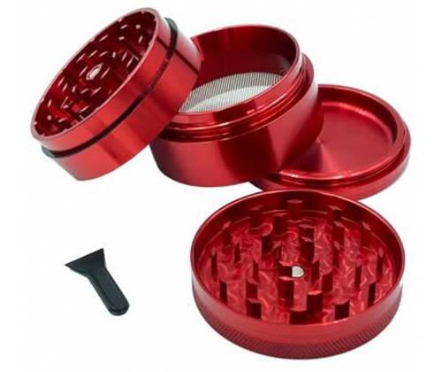 Elements Grinder Red Small 49mm Aluminum - 4 Parts -  Price: 17,50€