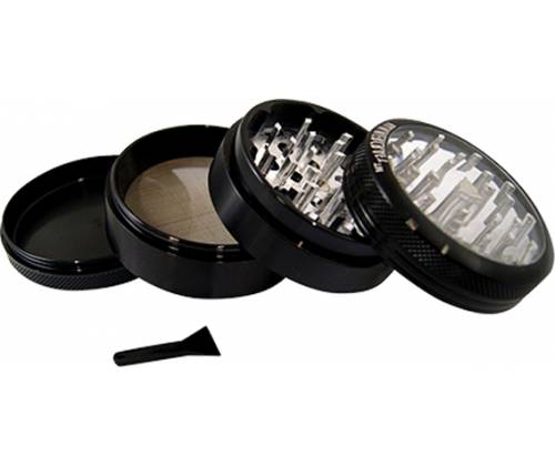 Hammercraft Grinder Black 63mm Clear Top - 4 Parts -  Price: 17,50€