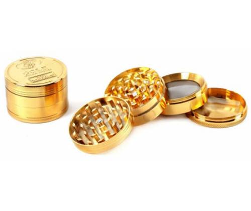 Grinder 50mm Gold - 4 Parts -  Price: 10,40€