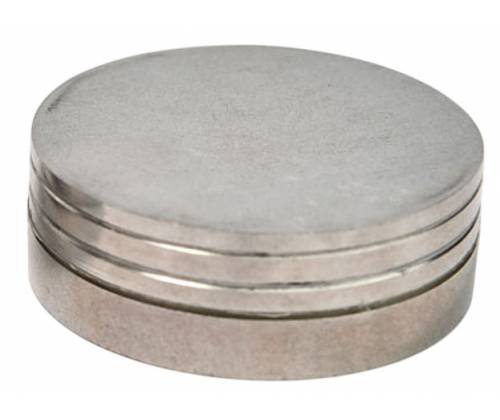 Grinder Metallic Silver 55mm - 2 Parts -  Price: 5,40€