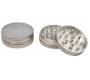 Grinder Metallic Silver 55mm - 2 Parts -  Price: 5,40€