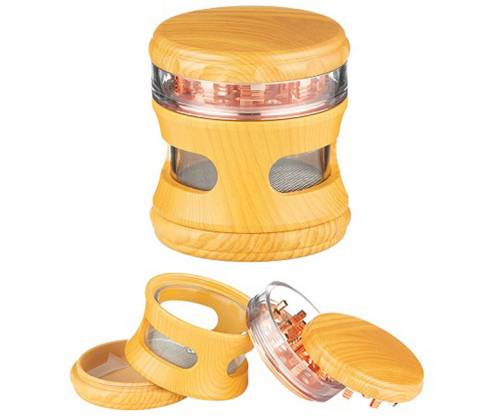 Super Heroes Grinder Τρίφτης 60mm Wooden Metal - 4 Parts - Τιμή: 22,90€