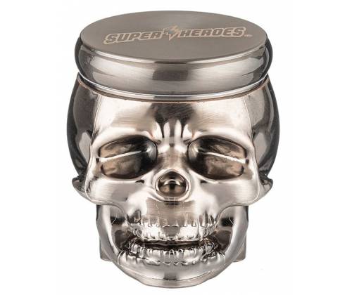 Super Heroes Grinder Dark Gun Skull 55mm - 4 Parts -  Price: 17,90€