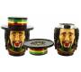 Ragga Metal Grinder 3D Rasta Man 43mm - 3 Parts -  Price: 13,70€