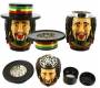 Ragga Metal Grinder 3D Rasta Man 43mm - 3 Parts -  Price: 13,70€