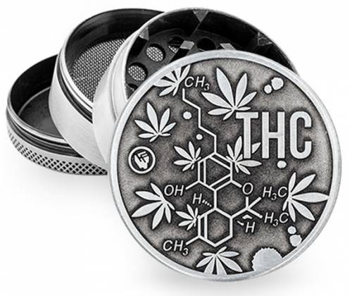 Grinder Τρίφτης «THC Molecule» 50mm - 4 Parts - Τιμή: 16,50€