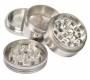 Grinder Τρίφτης Μεταλλικός Ασημί 48mm - 4 Parts - Τιμή: 6,40€