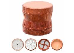 Atomic Grinder Τρίφτης Ξύλινος 63mm Καφέ Σκούρο - 4 Parts