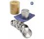 Black Leaf Grinder Τρίφτης Deluxe από Ανοξείδωτο Χάλυβα 49mm-5 Parts - Τιμή: 119,00€